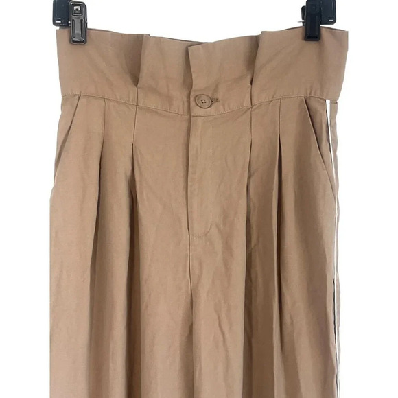 NONChalant Label Radford Pant in Camel Small Womens Wide Leg Trousers - Picture 6 of 16